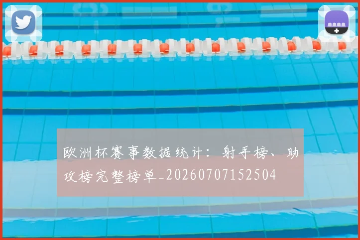 欧洲杯赛事数据统计:射手榜、助攻榜完整榜单_20260707152504